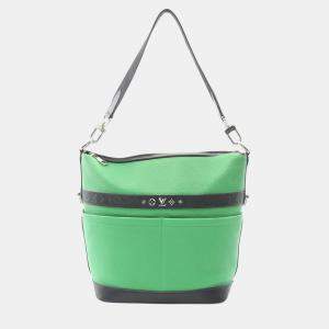 Pre Owned حقيبة لوي فيتون كروزر جي ام جلد أخضر