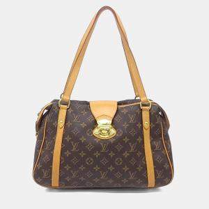 Pre Owned Louis Vuitton Brown PVC Monogram Stresa PM