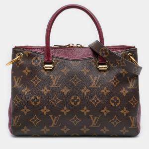 Pre Owned Louis Vuitton Brown Monogram Pallas BB