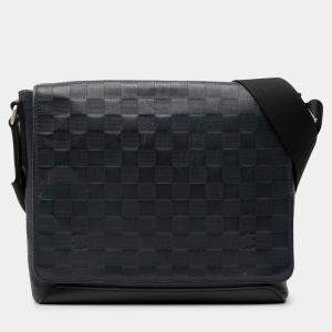 Pre Owned Louis Vuitton Blue Damier Infini District PM