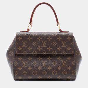 Pre Owned Louis Vuitton Brown Monogram Cluny BB