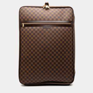 Pre Owned Louis Vuitton Brown Damier Ebene Pegase 65