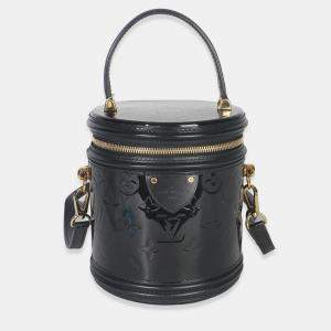 Pre Owned Louis Vuitton Black Monogram Vernis Cannes