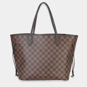 Pre Owned Louis Vuitton Damier Ebene Canvas Neverfull MM