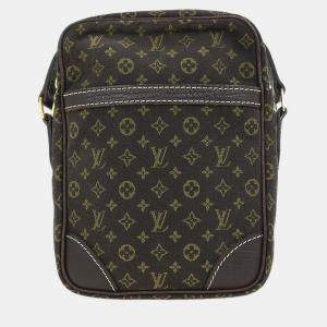 مملوكة مسبقًا Louis Vuitton Brown Monogram Mini Lin Danube Shoulder Bag