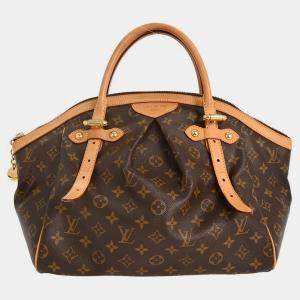 Pre Owned Louis Vuitton Brown Monogram Tivoli GM Handbag
