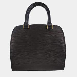 Pre Owned Louis Vuitton Black Epi Pont Neuf Handbag