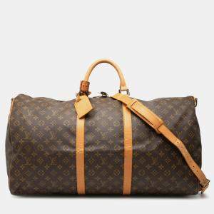 مملوكة مسبقًا حقيبة لويس فيتون مونوغرام بني كييبول باندولير 60