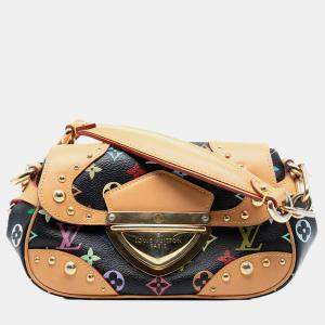 مملوكة مسبقًا Louis Vuitton Black Monogram Multicolore Marilyn