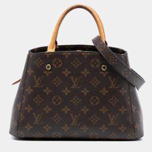 مملوكة مسبقًا Louis Vuitton Brown Monogram Montaigne BB
