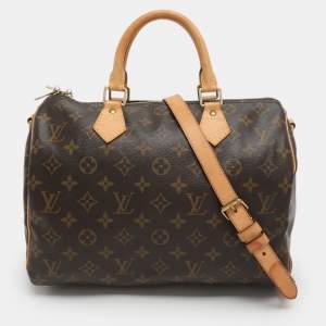 مملوكة مسبقًا Louis Vuitton Speedy Bandouliere 30 Monogram Canvas Bag