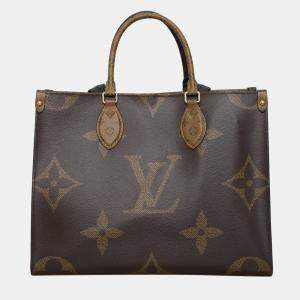 Pre Owned Louis Vuitton Reverse Monogram Giant Onthego MM