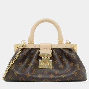 Pre Owned Louis Vuitton Monogram Clutch Handbag
