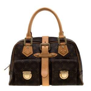 Pre Owned Louis Vuitton Monogram Canvas Manhattan GM Bag