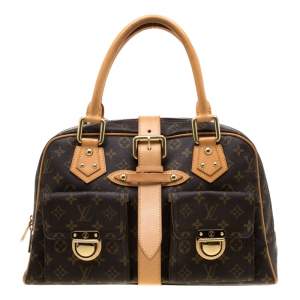 Pre Owned حقيبة لوي فيتون مانهاتن كانفاس مونوغرامي GM