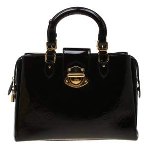 Pre Owned Louis Vuitton Amarante Monogram Vernis Melrose Avenue Bag