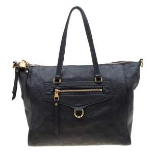 Pre Owned Louis Vuitton Black Empreinte Leather Lumineuse PM Bag