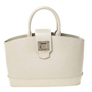 Pre Owned حقيبة لوي فيتون ميرابيو بي أم جلد إيبي إليكتريك عاجي