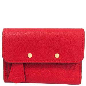 Pre Owned Louis Vuitton Cerise Monogram Empreinte Pont Neuf Compact Wallet