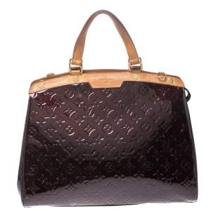 مملوكة مسبقًا Louis Vuitton Amarante Monogram Vernis Brea GM Bag