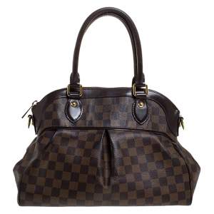 Pre Owned Louis Vuitton Damier Ebene Canvas Trevi PM Bag