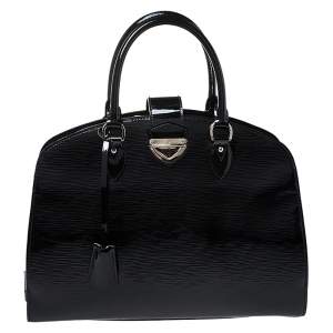 مملوكة مسبقًا Louis Vuitton Black Electric Epi Leather Pont Neuf GM Bag
