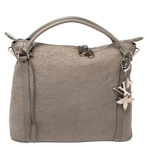 Pre Owned Louis Vuitton Gris Clair Monogram Antheia Ixia PM Bag