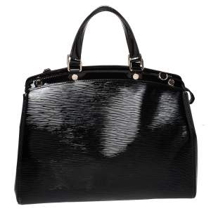 Pre Owned Louis Vuitton Black Electric Epi Leather Brea GM Bag