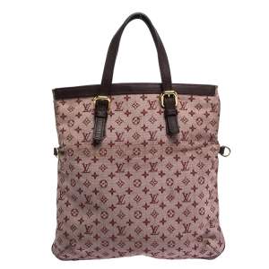Pre Owned Louis Vuitton Cherry Monogram Mini Lin Francoise Bag