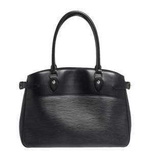 Pre Owned Louis Vuitton Black Epi Leather Passy GM Bag