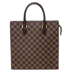 Pre Owned Louis Vuitton Damier Ebene Canvas Venice Sac Plat Bag