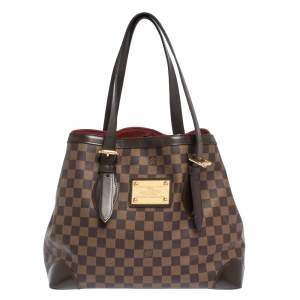مملوكة مسبقًا Louis Vuitton Damier Ebene Canvas Hampstead MM Bag
