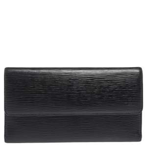 Louis Vuitton Black Epi Leather  Porte Tresor International Wallet