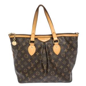 Pre Owned Louis Vuitton Monogram Canvas Palermo PM Bag