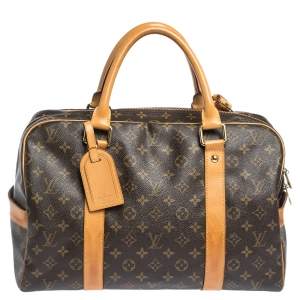 Pre Owned Louis Vuitton Monogram Canvas Carryall Duffel Bag