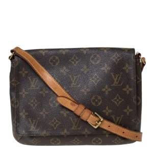 مملوكة مسبقًا حقيبة لوي فيتون موزيت تانغو كانفاس مونوغرامي