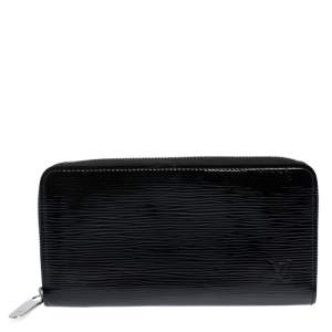 مملوكة مسبقًا Louis Vuitton Black Electric Epi Leather Zippy Wallet
