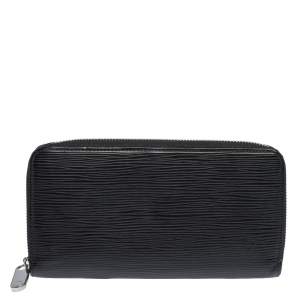 مملوكة مسبقًا Louis Vuitton Black Epi Leather Zippy Continental Wallet