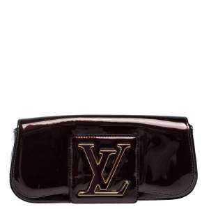 Pre Owned Louis Vuitton Amarante Vernis Sobe Clutch