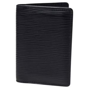 مملوكة مسبقًا Louis Vuitton Black Epi Leather Pocket Organizer