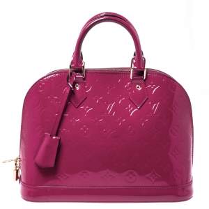 Louis Vuitton Indian Rose Monogram Vernis Leather Alma PM Bag