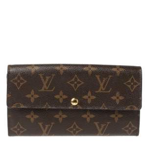 Louis Vuitton Monogram Canvas Flap Continental Wallet