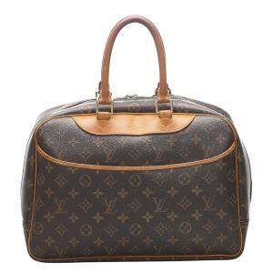 Pre Owned Louis Vuitton Monogram Canvas Deauville Bag