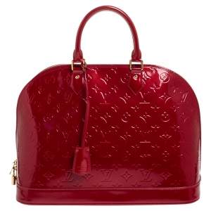 مملوكة مسبقًا Louis Vuitton Pomme D’amour Monogram Vernis Alma GM Bag