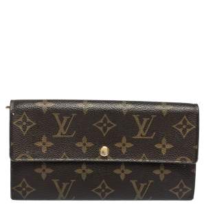 Louis Vuitton Monogram Canvas Flap Continental Wallet