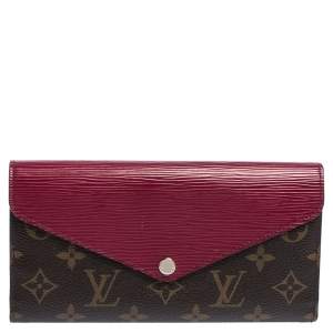 Louis Vuitton Carmine Monogram Canvas and Epi Leather Marie-Lou Wallet
