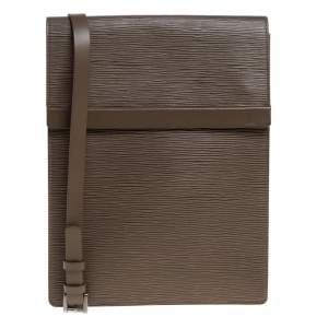 Pre Owned Louis Vuitton Pepper Epi Leather Rachelle Bag