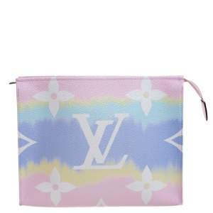 Pre Owned Louis Vuitton Pastel Canvas LV Escale Toilette 26 Pochette