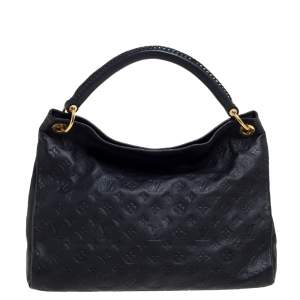 مملوكة مسبقًا Louis Vuitton Bleu Infini Monogram Empreinte Leather Artsy MM Bag