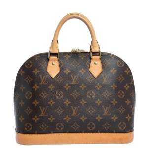 Pre Owned Louis Vuitton Monogram Canvas Alma PM Bag